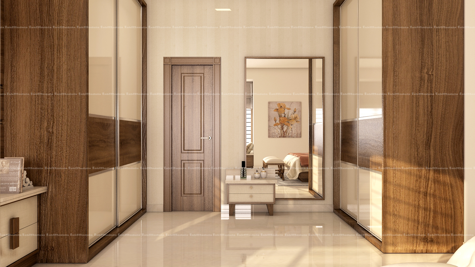 FabModula sliding wardrobe and mirror